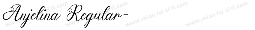 Anjelina Regular字体转换